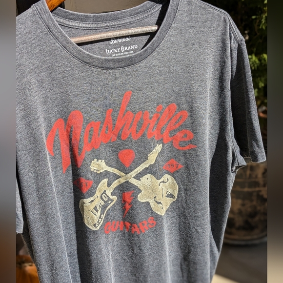 Lucky Brand Nashville Guitars tee - Picture 3 of 14